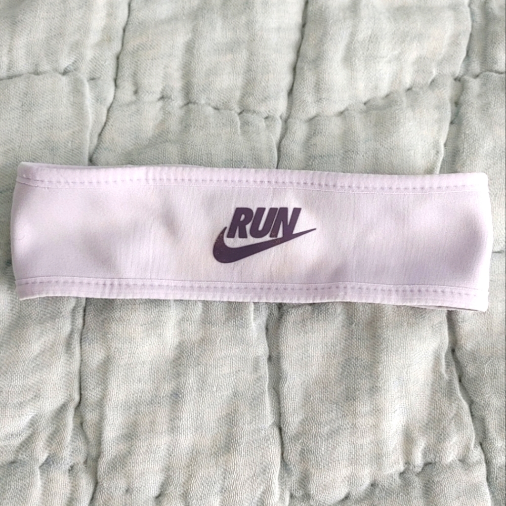 Nike lavender and plum purple therma fit earwarmer headband